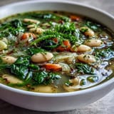 Tuscan White Bean Spinach Soup