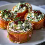 Smoked Salmon Cucumber Cream Cheese