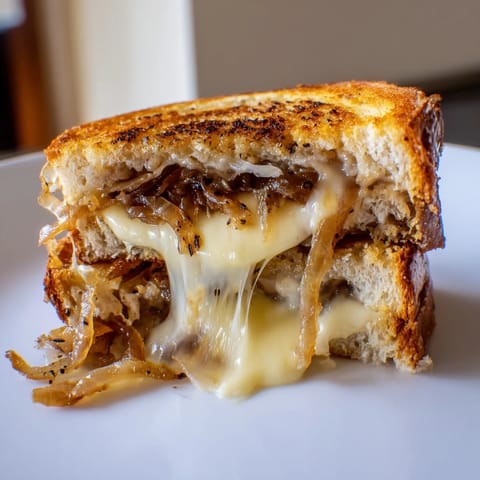 Caramelized Onion Grilled Cheese