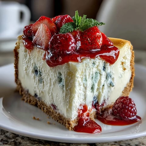 Fourth of July No-Bake Cheesecake