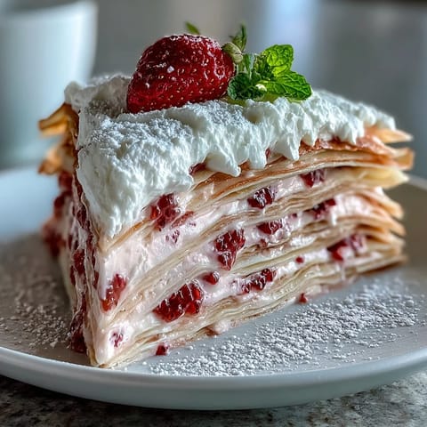 Mother's Day Crêpe Cake