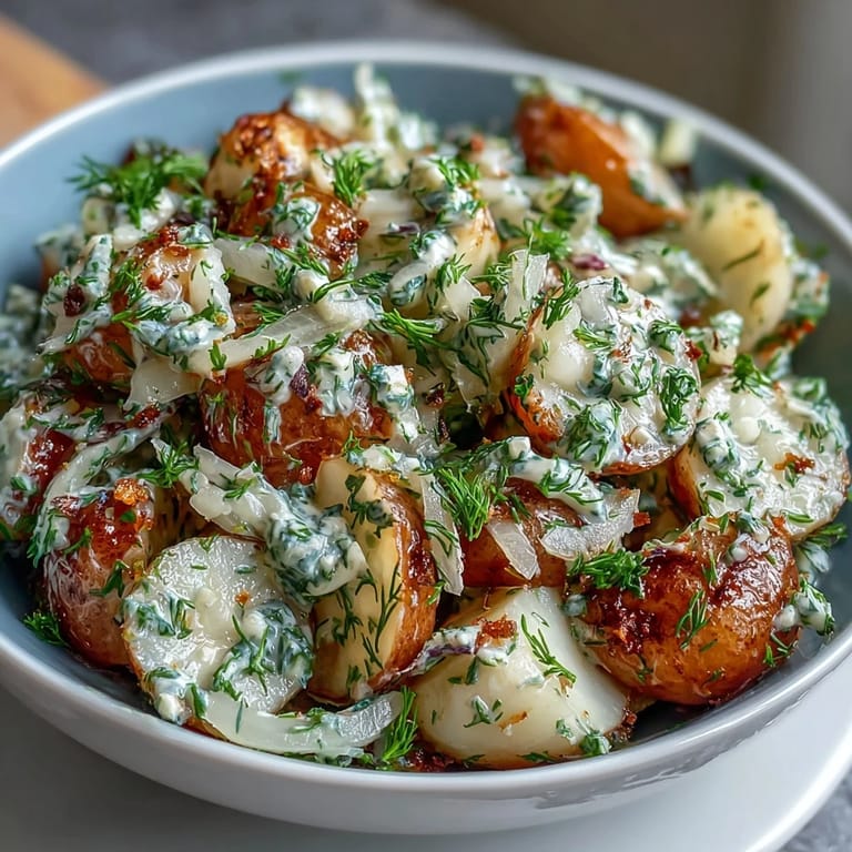 Colorful cucumber and radish salad drizzled with tangy dill vinaigrette, perfect for a light lunch or side.  